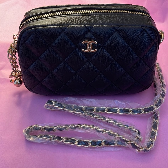 Black/Gold Camera Bag
